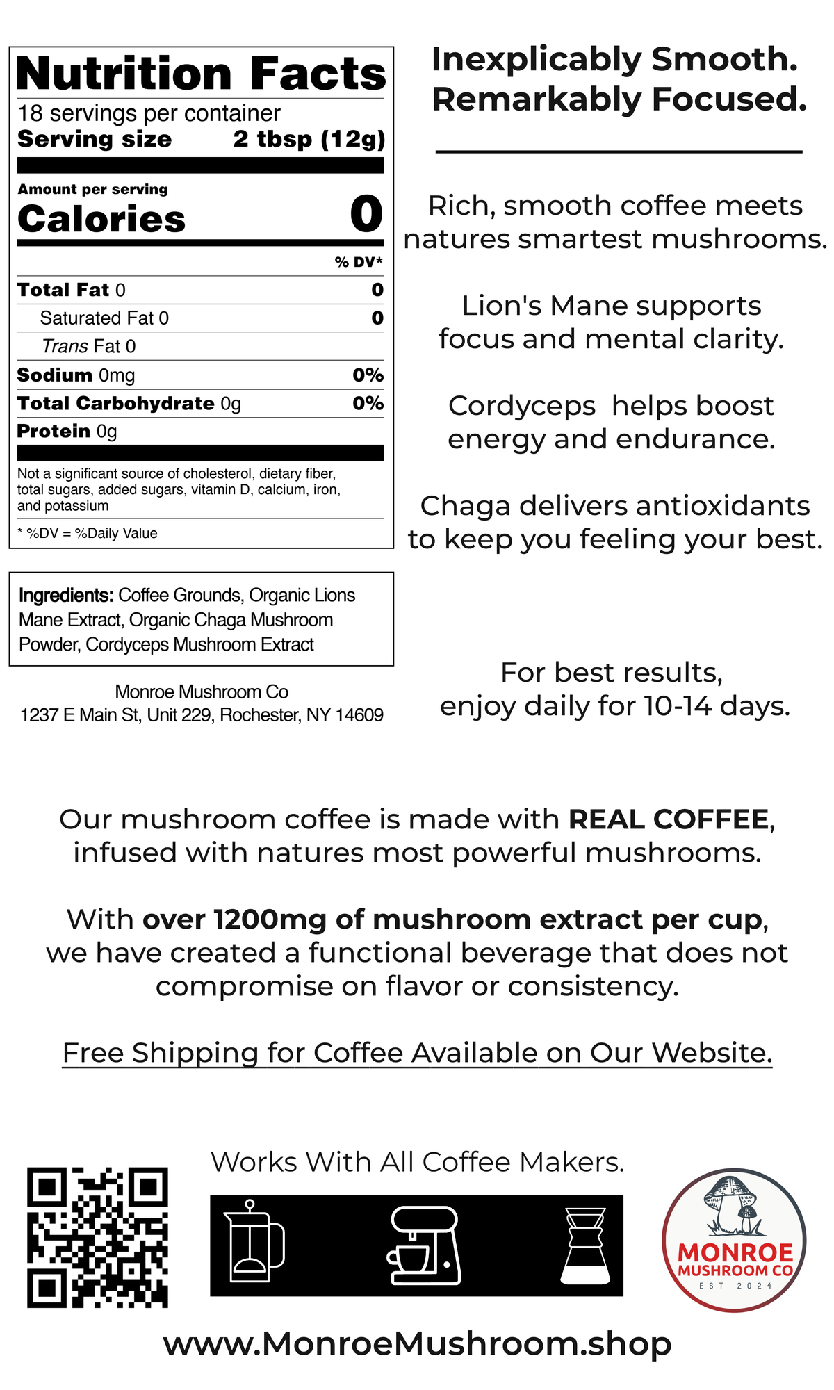 MAGIC Mushroom Coffee- Medium Roast