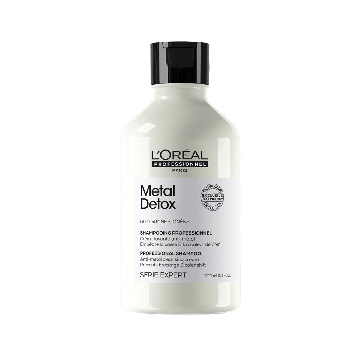 Loreal Professionnel Paris Serie Expert Metal Detox Shampoo - Anti-Metal Detoxifying Properties for Colored & Bleached Hair