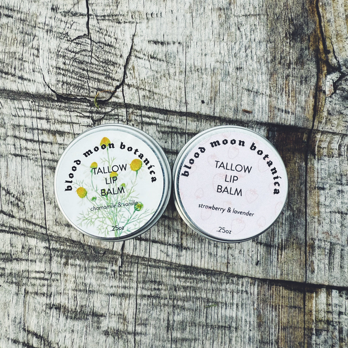 Tallow Lip Balm - Grass Fed, Infused with Calendula