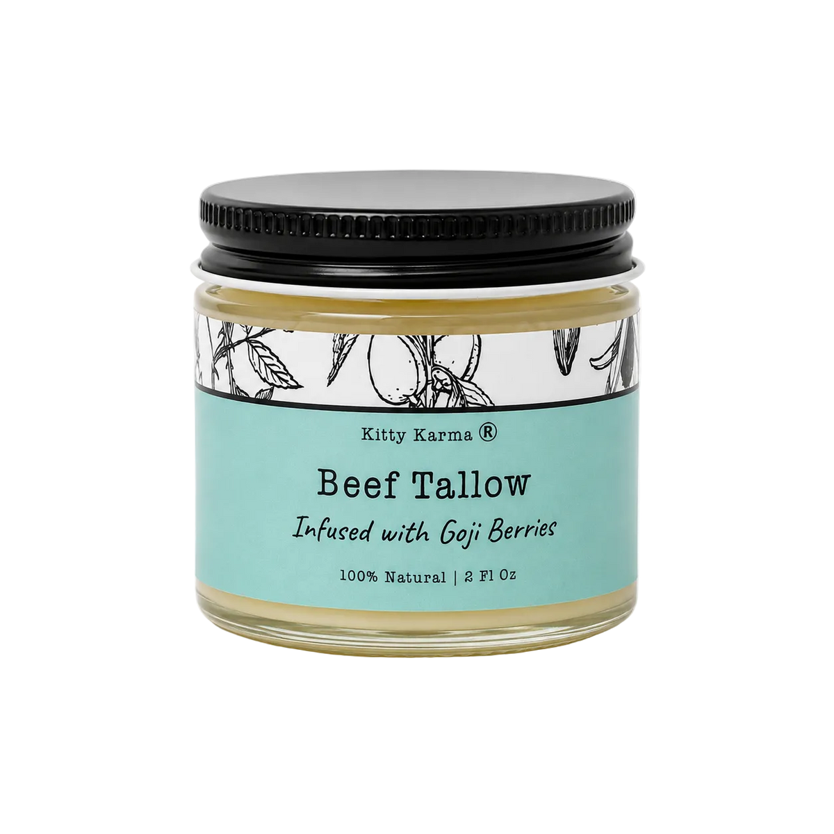 Goji Glow Tallow Balm | Grass-Fed Tallow Face Moisturizer with Goji Berry & Mulberry Extracts