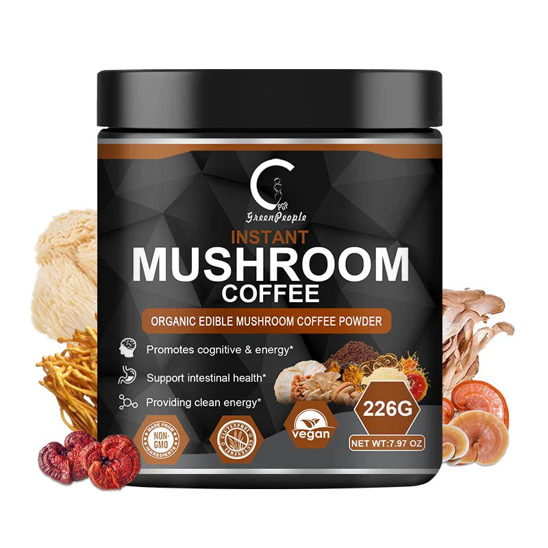 MINCH Lion's Mane Mushroom Coffee With Reishi Cordyceps Turkey Tail