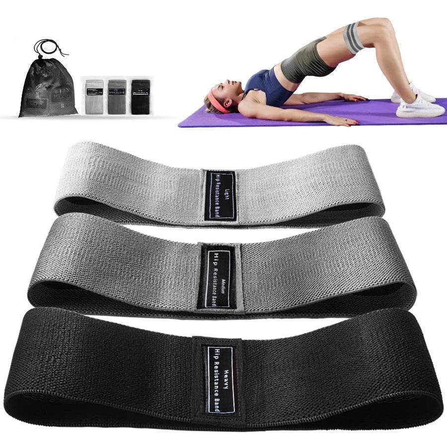 Fabric Resistance Hip Booty Bands Thigh Elastic Workout Bands